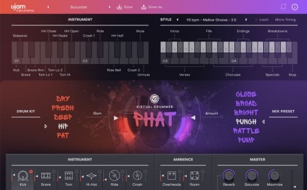 Reason RE UJAM Virtual Drummer Phat v2.0.2 WiN